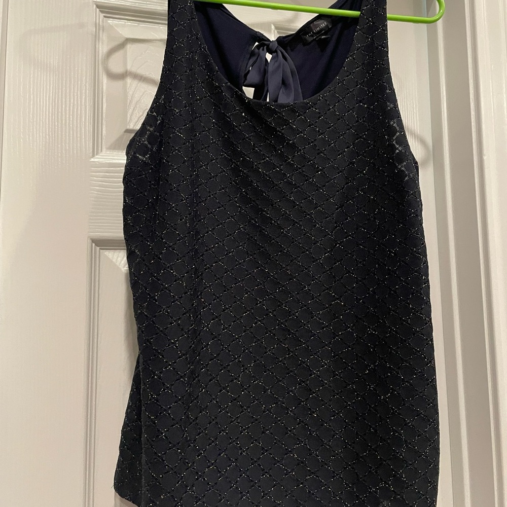 EUC The Limited size Large Navy Shell tank top